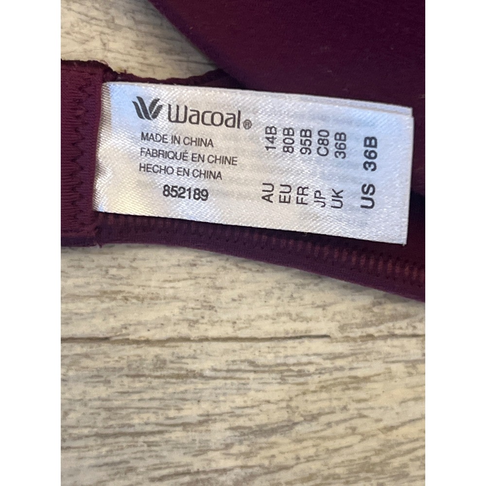 Wacoal 852189 B-Smooth‎ Wire-Free Bra Plum Purple 36B